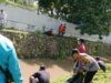 Polsek Asakota Laksanakan Gerakan Bersama Bersih Sungai Kota Bima