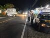 Patroli Pemukiman Polres Lombok Tengah Cegah Aksi Kriminalitas pada Malam Hari Saat Ramadan.