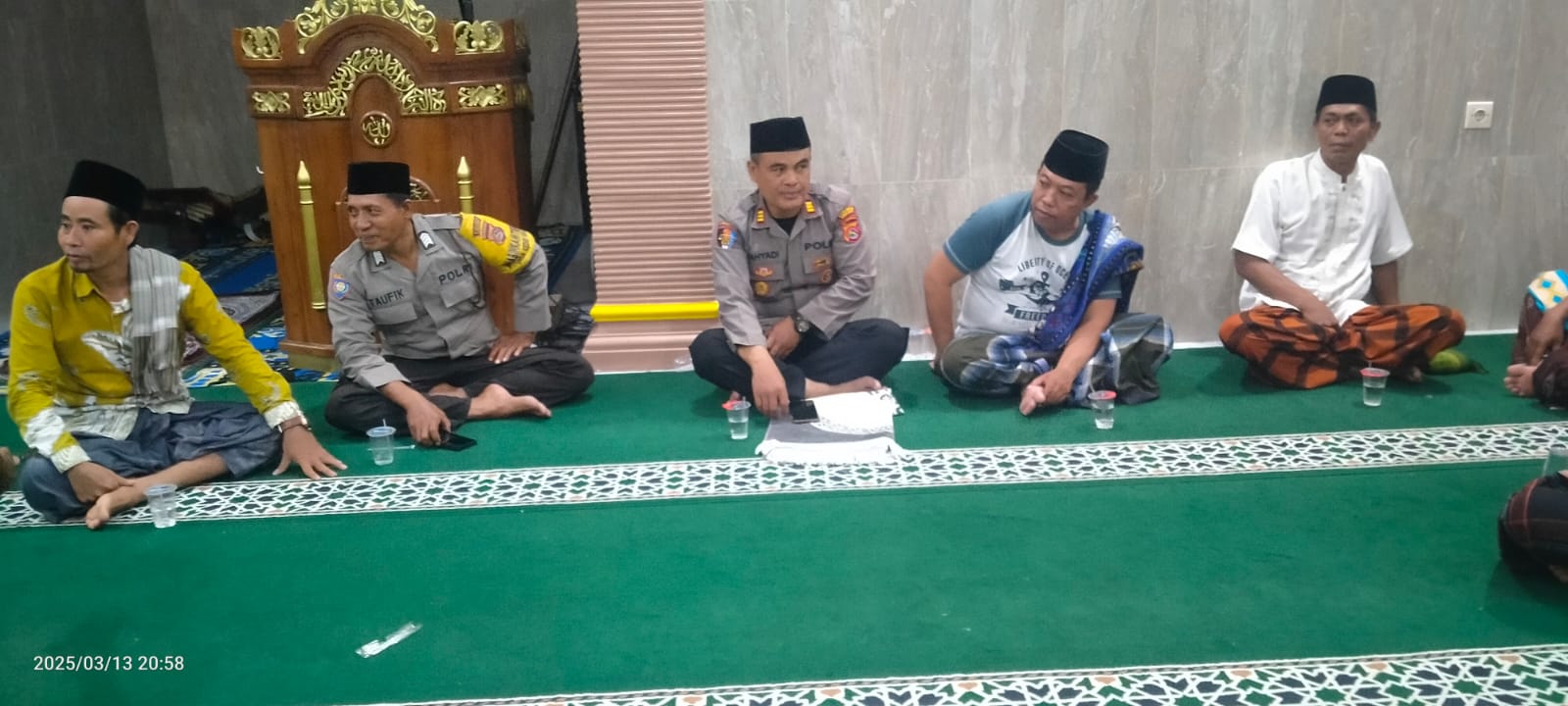 Silaturahmi Kapolsek Kediri, Sinergi Kuat Sambut Ramadan