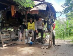 Bhabinkamtibmas Desa Daha Gelar Silaturahmi dan Sosialisasi Ketahanan Pangan Nasional