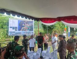 Kapolres Sumbawa Barat Dampingi Pangdam IX/Udayana, Tinjau Lokasi Pembangunan Batalyon Teritorial