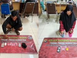 Sekongkol Jual Sabu, Seorang Pria dan Ibu Rumah Tangga Ditangkap Polisi