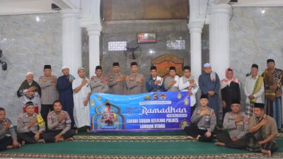 Safari Subuh, Kapolres Lombok Utara Ajak Warga Jaga Toleransi dan Kamtibmas di Bulan Ramadhan