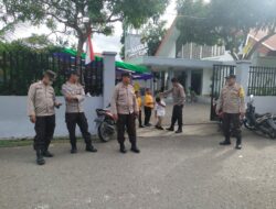 Minggu Kasih Polsek Rasanae Timur, Ibadah Umat Kristen Berjalan Lancar