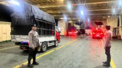 Sinergi Polsek Kawasan Pelabuhan Lembar dan Otoritas Pelabuhan Jaga Keamanan dan Ketertiban