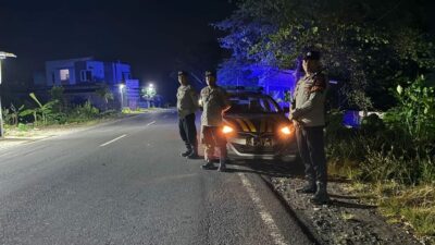 Patroli Blue Light Polsek Kediri Tekan Aksi Kriminal dan Balap Liar