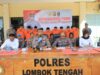 Polres Loteng Ungkap 11 Kasus Dan Amankan Sembilan Tersangka Selama Bulan April.