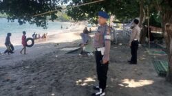 Patroli Rutin Polsek Batulayar Jaga Kondusifitas Wisata Senggigi