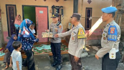Aksi Polsek Kediri: Telur untuk Generasi Sehat Bebas Stunting