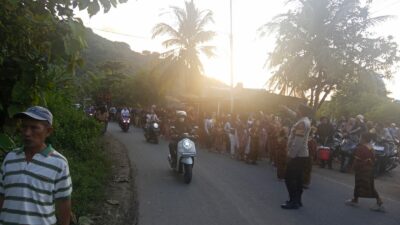 Polsek Sekotong Kawal Ketat Tradisi Adat Nyongkolan, Pastikan Keamanan dan Ketertiban Terjaga