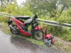 Gara-Gara Rem Blong, Laka Tunggal Akibatkan Pemotor Terpental ke Jurang Mantar