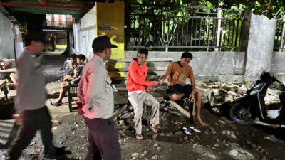Jaga Kondusifitas Kamtibmas, Polsek Wera Gelar Patroli Blue Light Cegah 3C dan Konflik Sosial