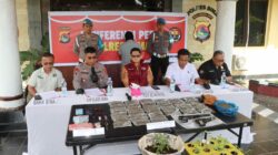 Dir Resnarkoba Polda NTB Datang Langsung Melihat Hasil Ungkap Kasus Narkoba yang Langka Oleh Polres Bima
