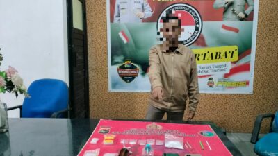 Miliki Puluhan Gram Sabu, Seorang Pria di Alas Diringkus Pihak Kepolisian