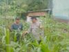 Bhabinkamtibmas Desa Mantun Aktif Monitoring Pengelolaan Pekarangan Pangan Bergizi