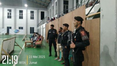 Polres Sumbawa Pastikan Event Perbasi Championship Sumbawa 2025 Berjalan Aman dan Lancar