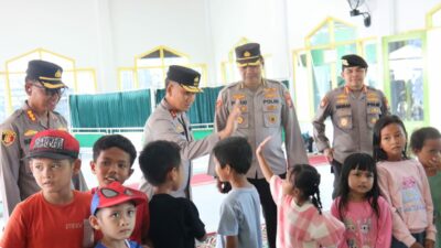 Kapolda Bengkulu pantau Langsung Kegiatan Trauma Healing Pasca Gempa 6,3 SR