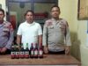 Berantas Tuntas Peredaran Miras, Polsek Madapangga Amankan Sejumlah Miras Berbagai Jenis