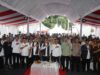 Polres Bima Kota Laksanakan Pengamanan Kunjungan Menteri Kesehatan RI dalam Peletakan Batu Pertama RSUD Kota Bima