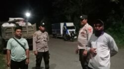 Cegah Gangguan Kamtibmas, Anggota Piket Jaga Polsek Poto Tano Laksanakan Patroli Dialogis