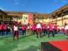 Polres Bima Kota Gelar Olahraga Bersama Masyarakat dalam Semangat Kebersamaan