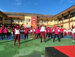 Polres Bima Kota Gelar Olahraga Bersama Masyarakat dalam Semangat Kebersamaan