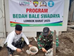 Kodim 1606 Mataram dan Lazdazi Bedah Rumah Warga Jatisela