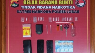 Satresnarkoba Lombok Barat Ungkap Peredaran Sabu Lintas Kabupaten