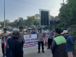 Polres Lobar Bina Komunitas Ojek di Pelabuhan Lembar