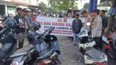 Polres Lombok Barat Gelar Ops Bina Kusuma Rinjani 2025, Jamin Keamanan di Pasar Kediri