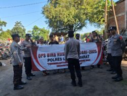 Operasi Bina Kusuma Rinjani 2025: Polres Lombok Barat Edukasi Pedagang Kuripan