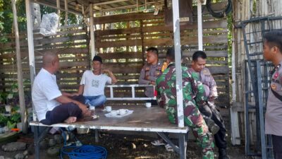 Polsek Alas Barat Bubarkan Judi Sabung Ayam di Labuhan Mapin, Tindak Lanjuti Keresahan Warga