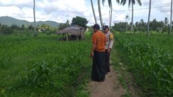 Bhabinkamtibmas Aktif Dukung Ketahanan Pangan di Kuripan Timur