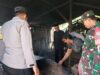 Dukung Ekonomi Lokal, Babinsa Tinjau Pembuatan Garam Tradisional