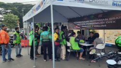 Biddokes Polda Banten Beri Pengobatan Gratis Kepada 608 Driver Ojek Online