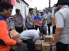 Kapolres Gresik Salurkan Bantuan Sosial Bagi Warga Terdampak Banjir di Benjeng