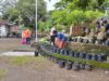 Polres Loteng Dukung Penuh Pekarangan Lahan Bergizi Milik Warga di Desa Labulia.