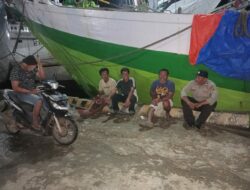 Antisipasi Premanisme, Polsek Kawasan Pelabuhan Laut Bima Gelar Patroli Malam Rutin