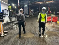 Unit Pam Obvit Sat Samapta Polres Bima Kota Laksanakan Pengamanan dan Patroli di Objek Vital PT Pertamina Patra Niaga Bima