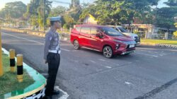 Sat Lantas Polres Bima Kota Laksanakan Rawan Pagi, Wujudkan Rasa Aman dan Kamseltibcarlantas
