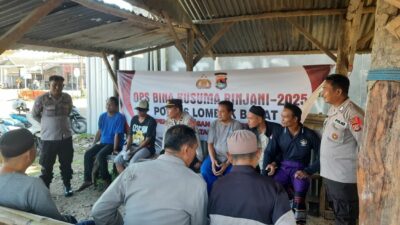 Polres Lombok Barat Gelar Operasi Kamtibmas di Pasar Segenter