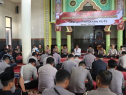 Kapolres Dompu Pimpin Dzikir dan Doa Bersama Sambut Hari Bhayangkara ke-79