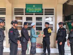 Wujud Nyata Pengabdian, Brimob Polda NTB Gelar Bakti Sosial Jelang HUT Bhayangkara