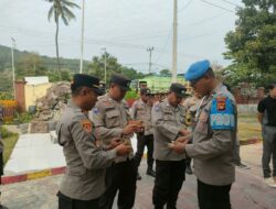Tegakkan Disiplin, Polsek Manggelewa Gelar Operasi Gaktibplin Internal