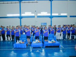 Semarak Hari Bhayangkara ke-79, Kapolda NTB Buka Pertandingan Bulutangkis Internal Polda