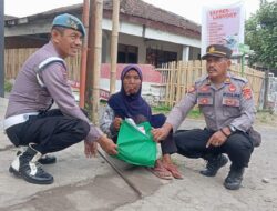 Momentum Peringatan HUT Ke-79 Bhayangkara Polsek Bolo Gelar Bhakti Sosial dan Sosialisasi Call Center 110