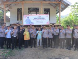 Jelang Hari Bhayangkara ke-79, Kapolres Sumbawa Barat Serahkan Hasil Bedah Rumah kepada Penerima Manfaat