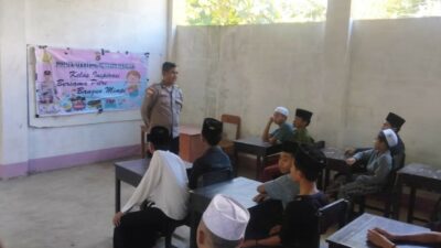 Polsek Sekotong Edukasi Santri Ponpes Telaga Lebur tentang Bahaya Sosial