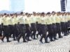 Satpam dan Potmas Ikut Ambil Bagian dalam Devile Hari Bhayangkara ke-79 di Monas