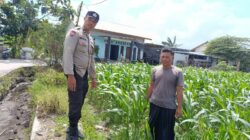 Bhabinkamtibmas Labuapi Dorong Pemanfaatan Lahan Kosong untuk Ketahanan Pangan